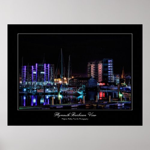 Plymouth Barbican View gallery-style Poster