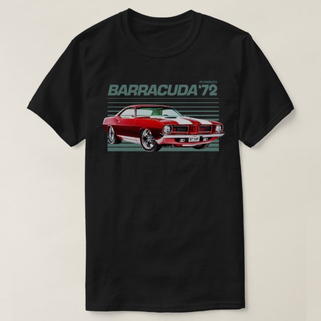 PLYMOUTH BARRACUDA 1 T-Shirt (Design Front)