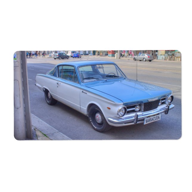 Plymouth Barracuda Label (Front)