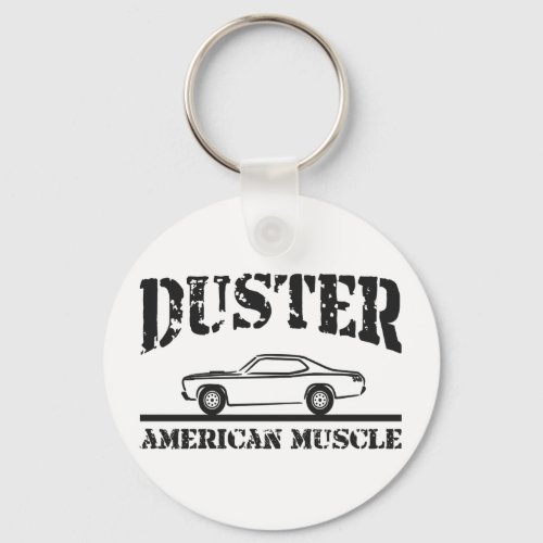 Plymouth Duster American Muscle Car Keychain