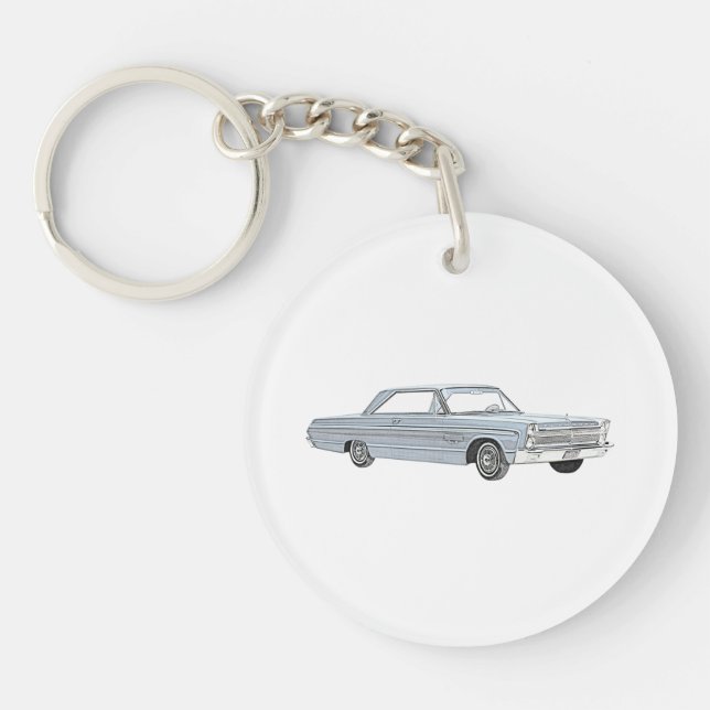 Plymouth Fury 1965 Keychain (Front)