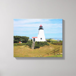 Plymouth Lighthouse, "the Gurnet" Massachusetts Canvas Print