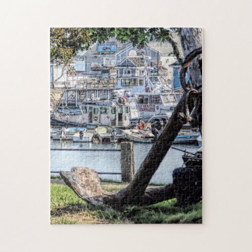 Plymouth MA Town Wharf Jigsaw Puzzle