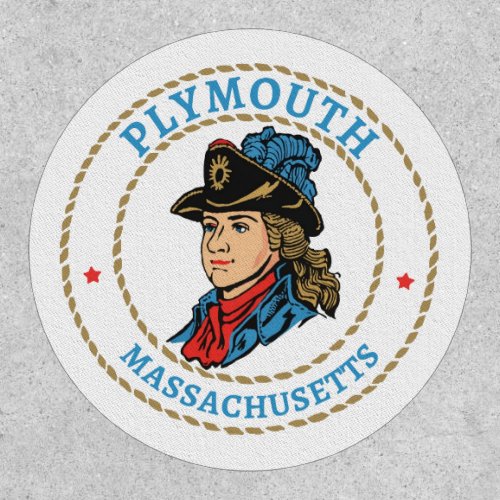 Plymouth Massachusetts Colonial Patch
