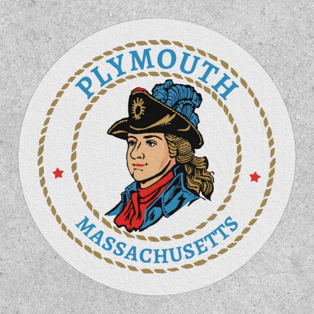 Plymouth Massachusetts Colonial Patch (Front)