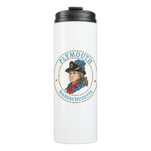 Plymouth Massachusetts Colonial Thermal Tumbler