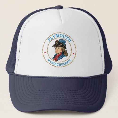 Plymouth Massachusetts Colonial Trucker Hat