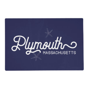 Plymouth Massachusetts Nautical Placemats