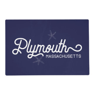 Plymouth Massachusetts Nautical Placemats