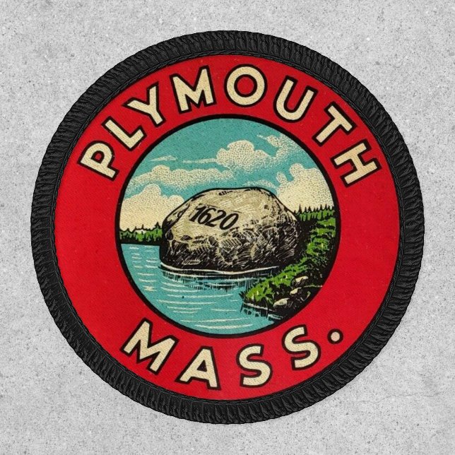 Plymouth Massachusetts Patch (Front)