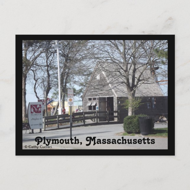 Plymouth, Massachusetts Postcard (Front)