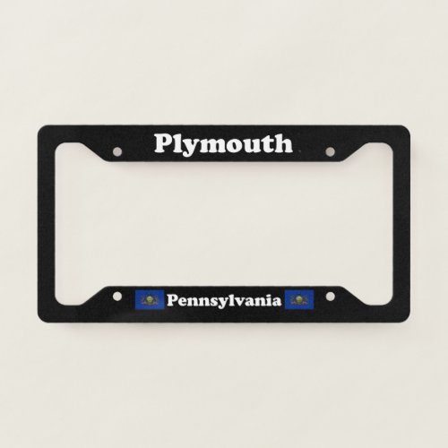 Plymouth PA _ LPF License Plate Frame