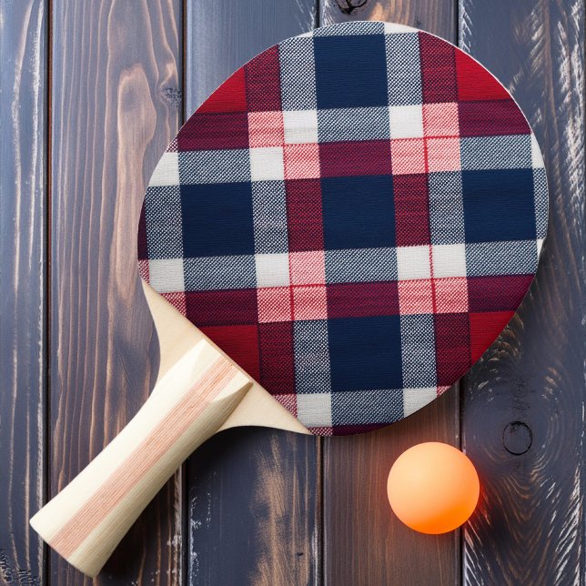 Plymouth Plaid Ping Pong Paddle (Creator Uploaded)