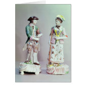 Plymouth porcelain shepherd and shepherdess (Front)