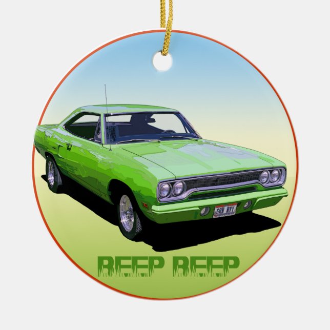 Plymouth Road Runner Ornament (Front)