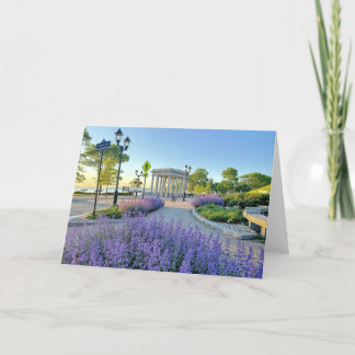 Plymouth Rock canopy with catmint  Thank You Card