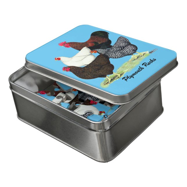 Plymouth Rock Quartet Jigsaw Puzzle (Lid Open)