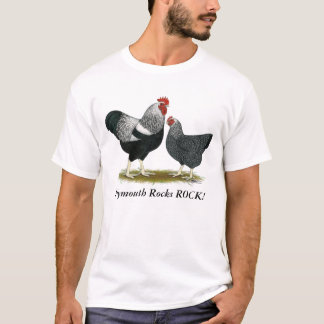 Plymouth Rock: Silver Penciled Pair T-Shirt
