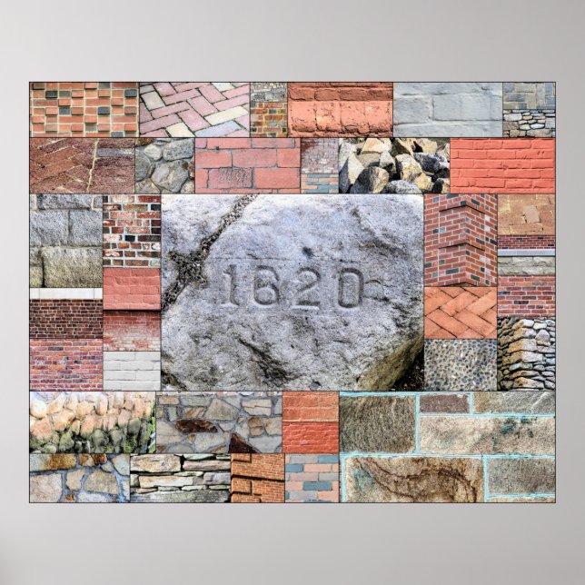 Plymouth Rocks and Bricks poster (Front)