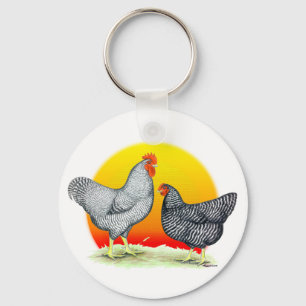 Plymouth Rocks: Sunrise Keychain