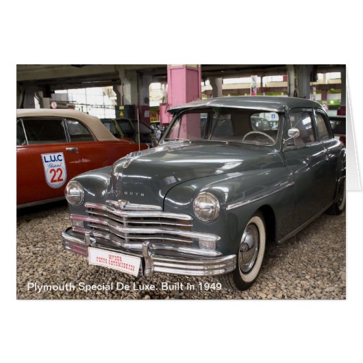 Plymouth Special De Luxe. Built in 1949 (Front Horizontal)