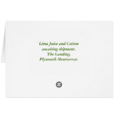 Plymouth - The Landing Cards (Back Horizontal)