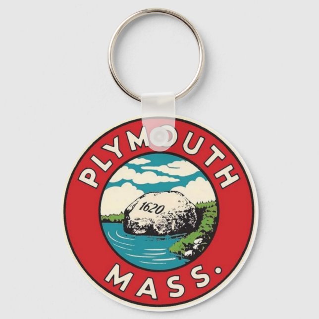Plymouth  Vintage Keychain (Front)