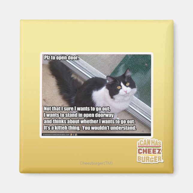 Plz to open door magnet (Front)