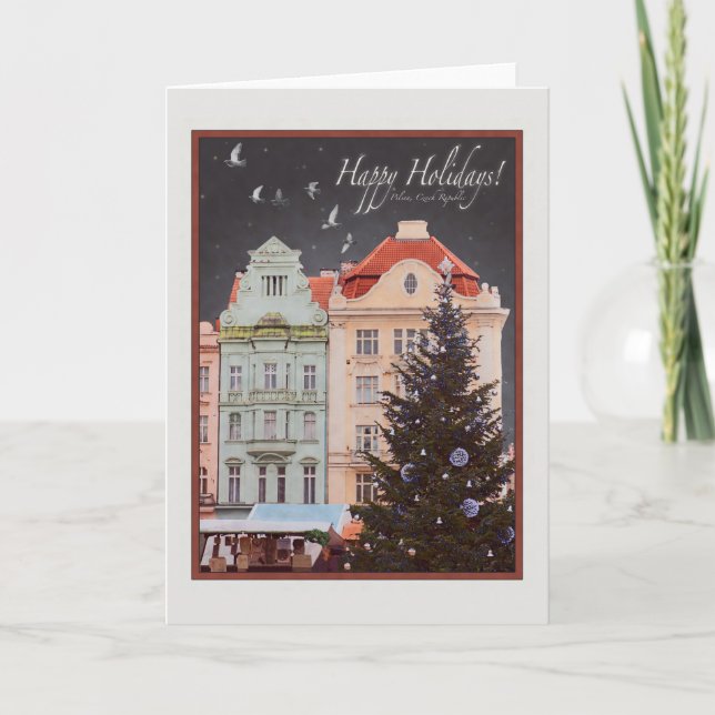 Plzen - Christmas Tree (WR) Holiday Card (Front)