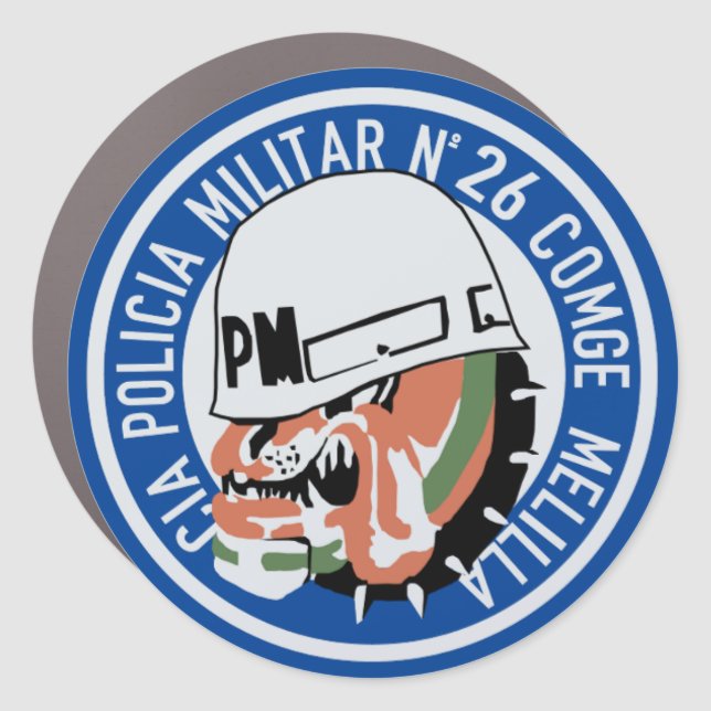 PM 26 Melilla Car Magnet (Front)