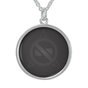 PMA Carbon Sterling Silver Necklace