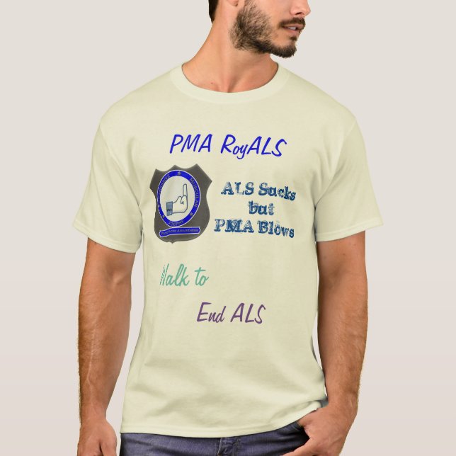 PMA RoyALS Walk to End ALS T-Shirt (Front)