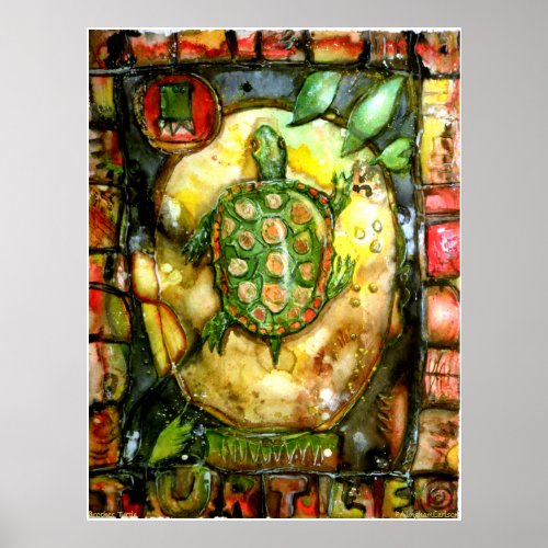 PMACarlson Brother Turtle Poster
