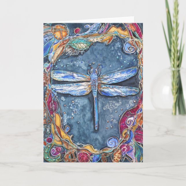 PMACarlson Copper Dragonfly Card (Front)