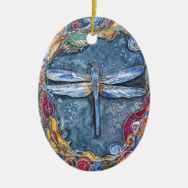 PMACarlson Copper Dragonfly Ornament (Front)