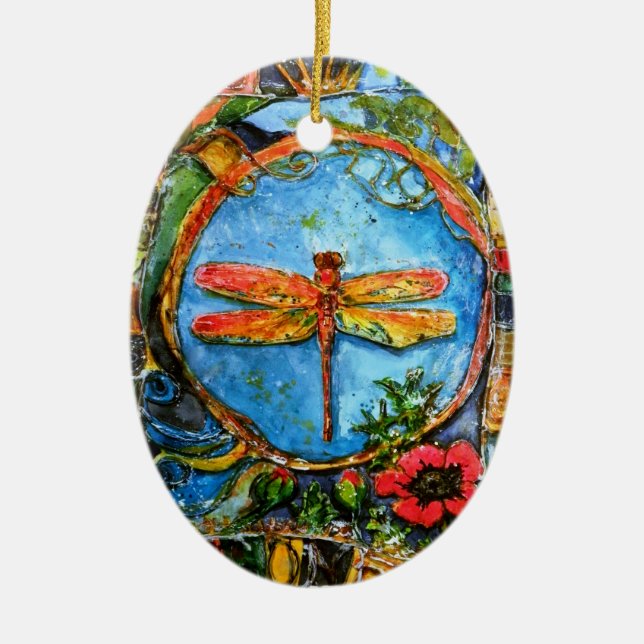 PMACarlson Dragonfly II Ornament (Front)