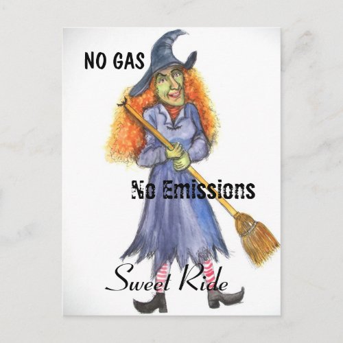 PMACarlson Energy Saver Witch Postcard