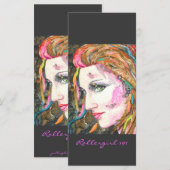 PMACarlson Rollergirl 191 Bookmarker (Front/Back)