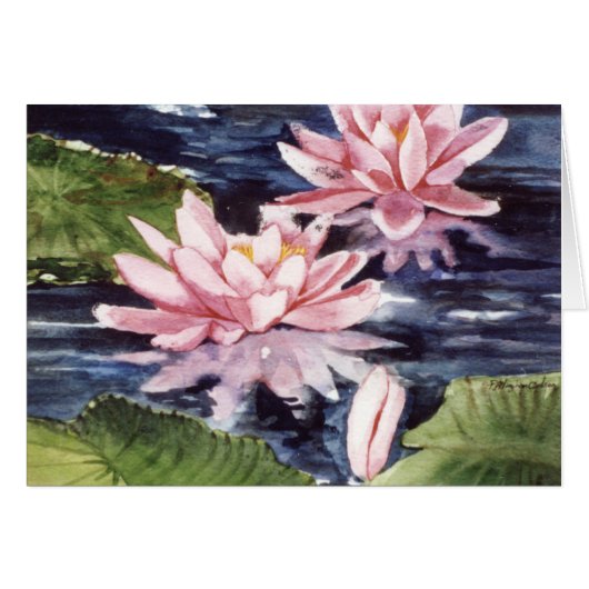 PMACarlson Waterlilies Cards (Front Horizontal)