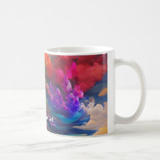 PMART Colored Clouds Coffee Mug