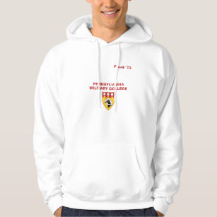 * PMC HORSE HEAD HOODIE W/NAME & CLASS - red text