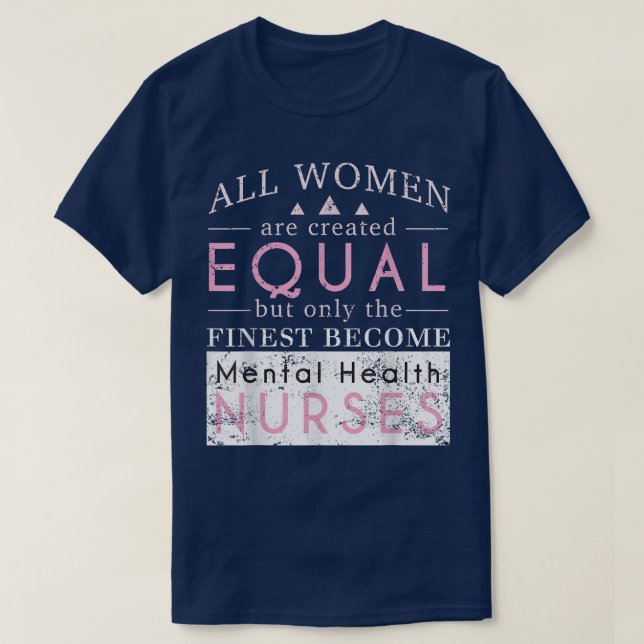 Pmhnp Psychiatric Mental Health Nurses Are The Fin T-Shirt (Design Front)