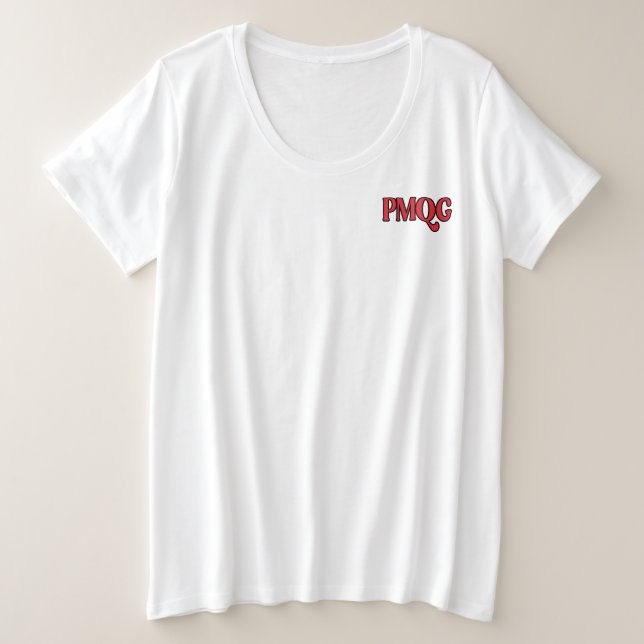 PMQG Women's Tshirt Plus Sizes (Design Front)