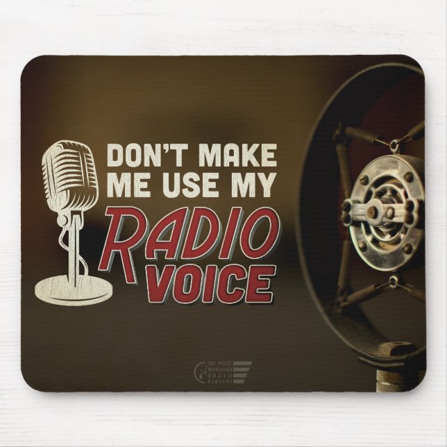 PMRP Radio Voice Mousepad (Front)