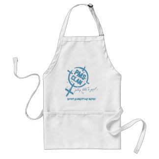 PMS Apron- Blue Logo Adult Apron