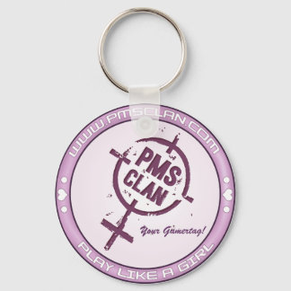 PMS Keychain- Purple Logo 2 Keychain