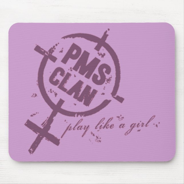 PMS Mousepad- Purple Logo Mouse Pad (Front)