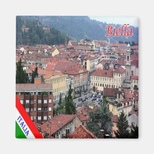 PMT002 BIELLA, Piedmont, Italy, Fridge Magnet