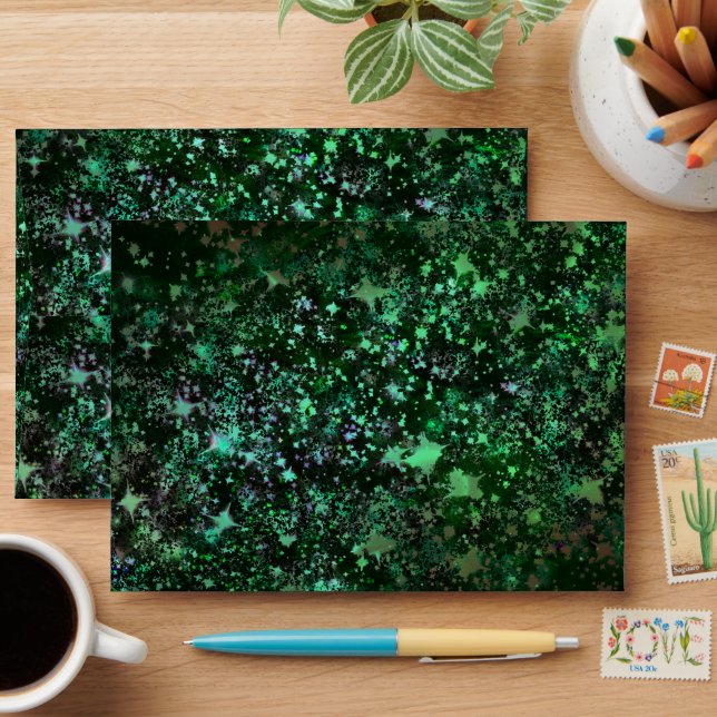 PN 72 Emerald Starburst Galaxy Envelope (Desk)
