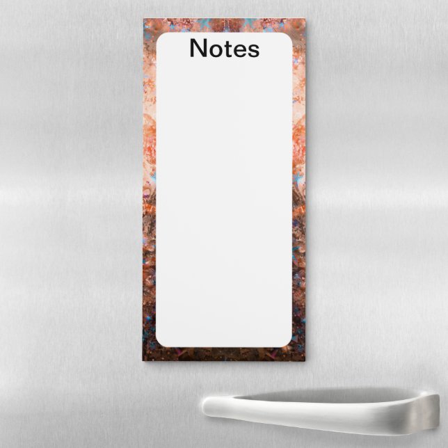 PN 9 Shimmering Peach Magnetic Notepad (In Situ)